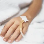 Infusion an Hand